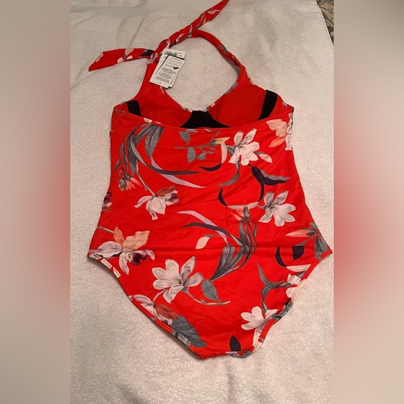 Athleta one piece, floral bathing suit - Picture 2 of 2